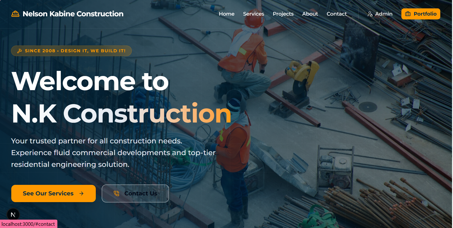 Corporate Landing Page